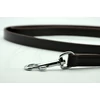Kép 2/2 - Valódi bőr klasszikus póráz nikelezett csattal, világosbarna 120cm