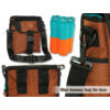 Kép 2/3 - Mystique® Mini dummy táska Deluxe khaki/narancssárga