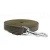 Kép 1/2 - Mystique® gumírozott nyomkövető póráz fogantyúval 20mm  10m khaki