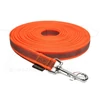 Kép 1/2 - Mystique® gumírozott nyomkövető póráz fogantyúval 20mm  20m narancs