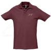 Kép 1/3 - Galléros piké póló burgundy - M