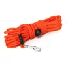 Kép 1/3 - Mystique® Nylon nyomkövető-utánkereső póráz, gömbölyű 7mm-es narancssárga, 5m