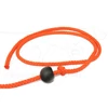 Kép 2/3 - Mystique® Nylon nyomkövető-utánkereső póráz, gömbölyű 7mm-es narancssárga, 5m