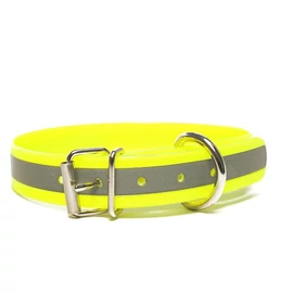 Mystique® Biothane nyakörv classic 25mm fényvisszaverö sárga gold 45-53cm Mystique® Biothane nyakörv classic 25mm fényvisszaverö sárga gold 45-53cm