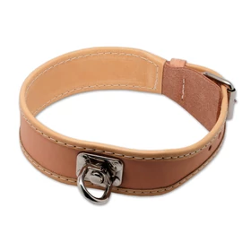 Mystique® utánkereső bőr nyakörv natúr 38mm 55 cm Mystique® utánkereső bőr nyakörv natúr 38mm 55 cm