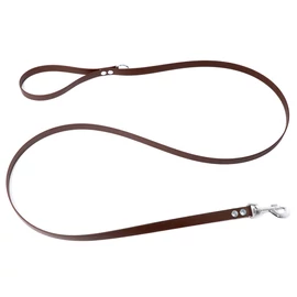 BioThane Klasszikus póráz nikkelezett karabínerrel világosbarna 16mm