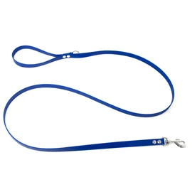 BioThane Klasszikus póráz nikkelezett karabínerrel kék 16mm