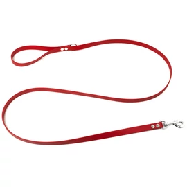 BioThane Klasszikus póráz nikkelezett karabínerrel piros 16mm
