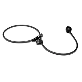 BioThane® rövid póráz 6mm 65cm fekete