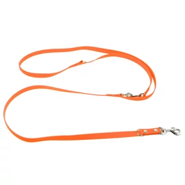BioThane Beta kiképző póráz nikkelezett csatokkal narancssárga 16mm BioThane Beta kiképző póráz nikkelezett csatokkal narancssárga 16mm