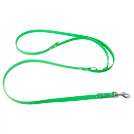 BioThane Beta kiképző póráz nikkelezett csatokkal neonzöld 16mm BioThane Beta kiképző póráz nikkelezett csatokkal neonzöld 16mm