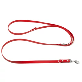 BioThane Beta kiképző póráz nikkelezett csatokkal piros 16mm BioThane Beta kiképző póráz nikkelezett csatokkal piros 16mm