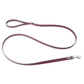 BioThane Klasszikus póráz nikkelezett karabínerrel borvörös 16mm