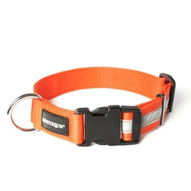 Mystique® Nylon nyakörv 25mm neonnarancssárga fényvisszaverő40-50cm Mystique® Nylon nyakörv 25mm neonnarancssárga fényvisszaverő40-50cm