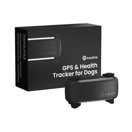 Tractive GPS nyomkövető kutyáknak Fekete