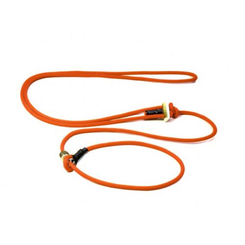 Mystique® "Hunting Profi silent" hunting leash 8mm neon narancs 280cm