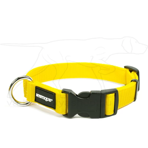 Mystique® Nylon nyakörv 25mm sárga 40-50cm
