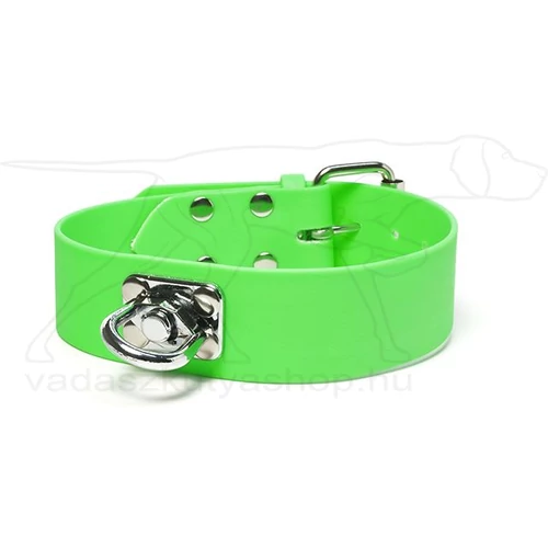 Mystique® Biothane utánkereső nyakörv neonzöld 38mm