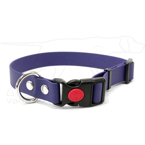 Mystique® Biothane safety click collar 19mm 30-40cm lila