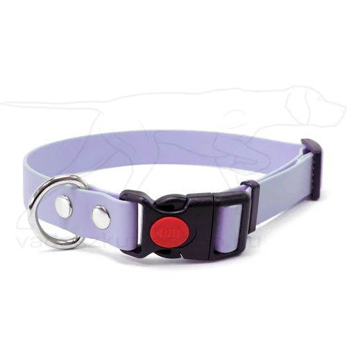 Mystique® Biothane safety click collar 25mm 40-50cm pastel lila