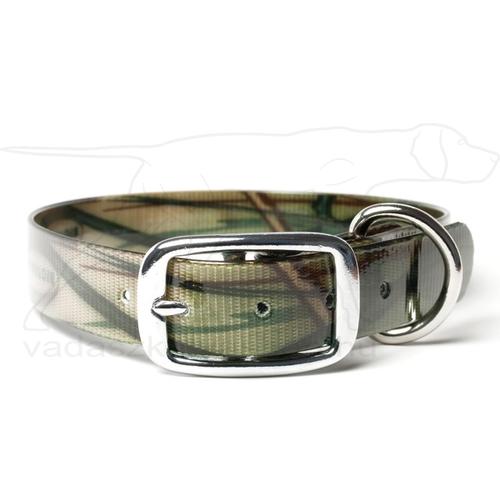 Mystique® Biothane Deluxe nyakörv 25mm camo khaki gold 40-48cm