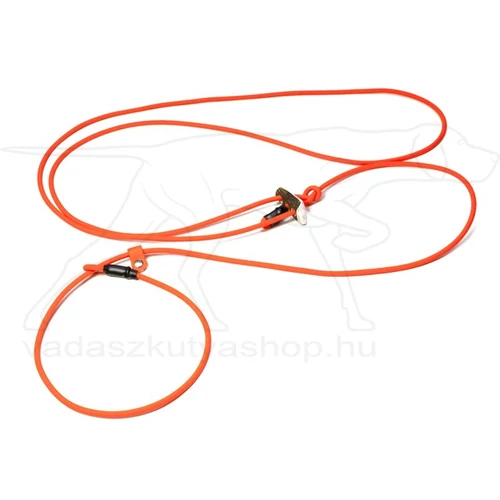 Mystique® Biothane "Hunting Profi Silent"6mm 280cm moxon-Narancs