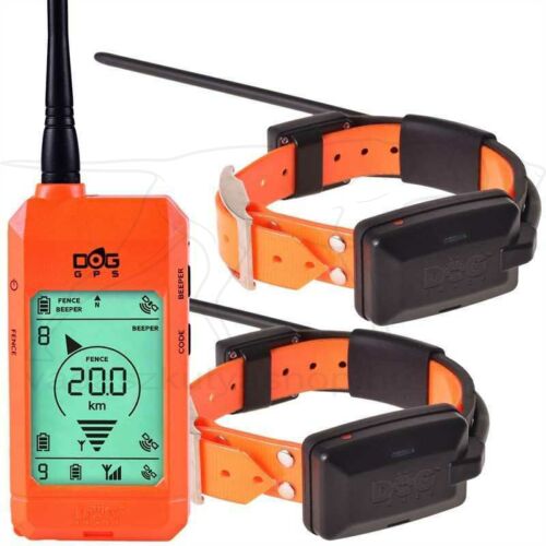 GPS szett DOG GPS X23 Plusz három kutyához Narancs – Dogtrace