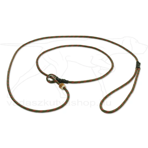 Mystique® Field trial moxon póráz 4mm 150cm zöldes/piros