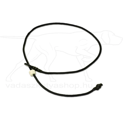 Mystique® Field trial moxon "Short leash" póráz 4mm 80cm fekete