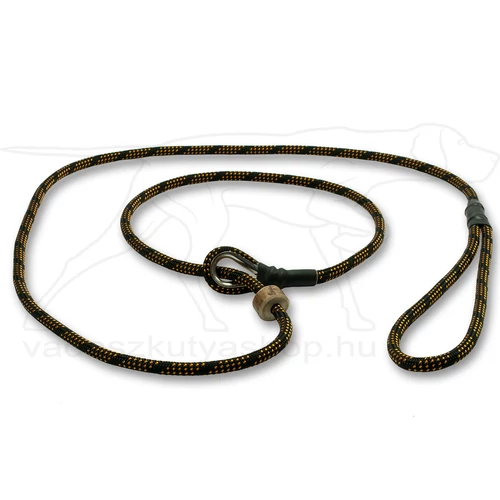 Mystique® Field trial moxon póráz 6mm 150cm fekete/narancssárga