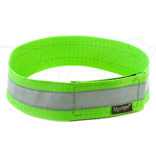 Mystique® Fényvisszaverő nyakörv 35cm neonzöld
