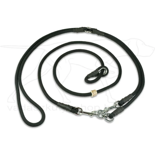 Mystique® "Hunting Profi" vadaszati póráz moxon 8mm fekete M 295cm