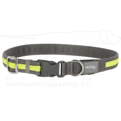 KERBL Light&Reflex villogó nyakörv (35-50cm)