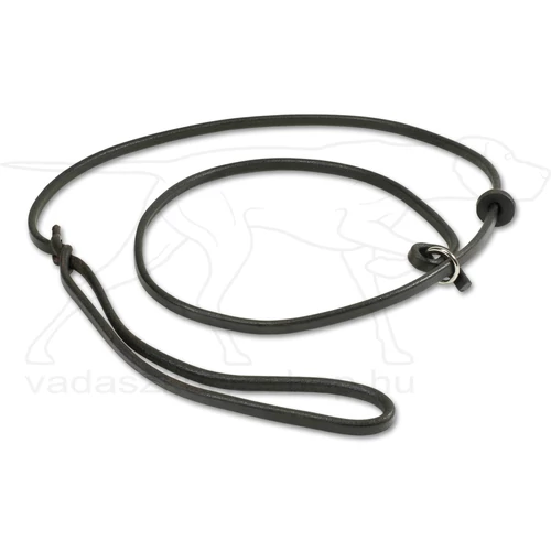 Bőr retriver póráz  barna 120cm