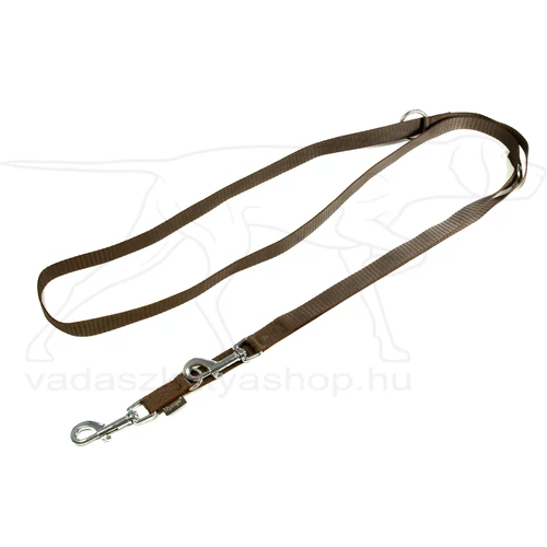 Mystique® Nylon kiképző póráz 20mm barna 250cm