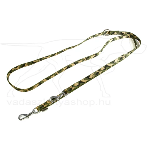 Mystique® Nylon kiképző póráz 20mm camo khaki 250cm