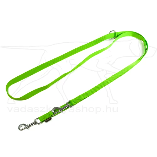 Mystique® Nylon kiképző póráz 20mm neonzöld 250cm