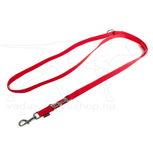 Mystique® Nylon kiképző póráz 20mm piros 250cm