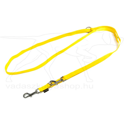 Mystique® Nylon kiképző póráz 20mm sárga 200cm