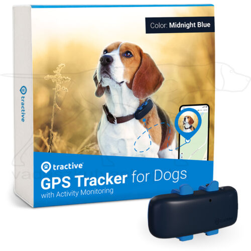Tractive GPS nyomkövető kutyáknak Midnight Blue