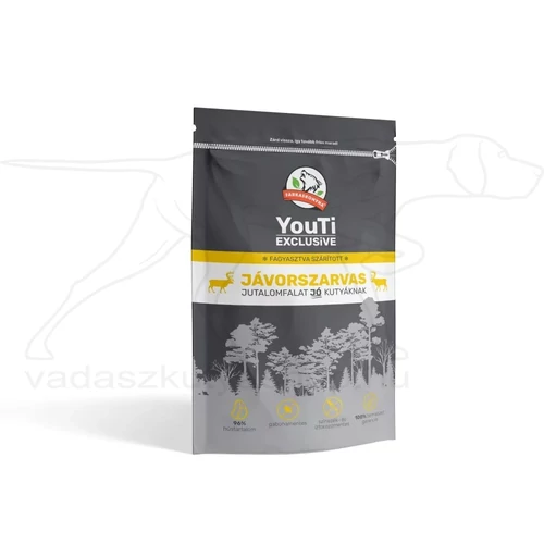 YouTi Exclusive Jávorszarvas jutalomfalat 50g
