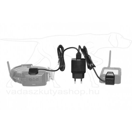 DOG GPS X20/X30/X30T dupla töltő, kábellel és töltő klipszel