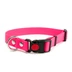 Mystique® Biothane safety click collar 16mm 20-30cm neon rózsaszín