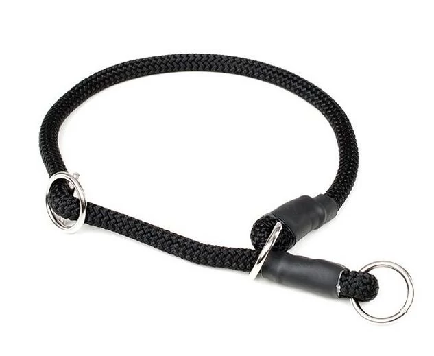 Mystique® Nyakörv nylon kerek stoppal 8mm 55cm fekete