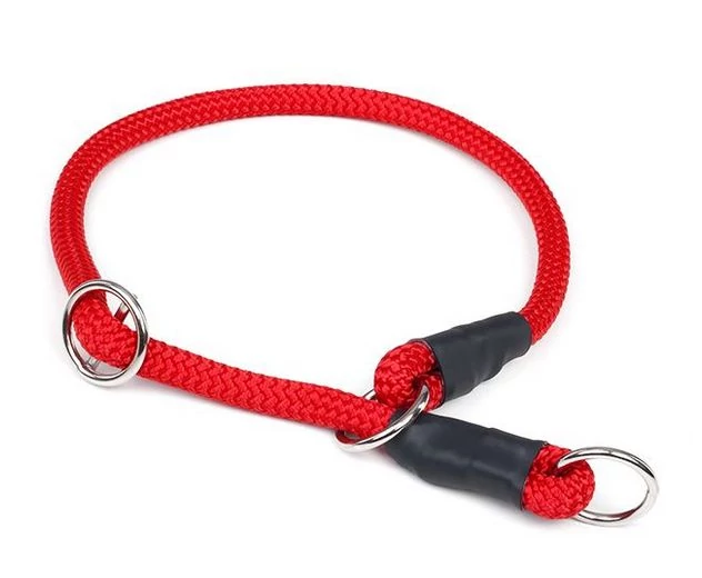 Mystique® Nyakörv nylon kerek stoppal 8mm 55cm piros
