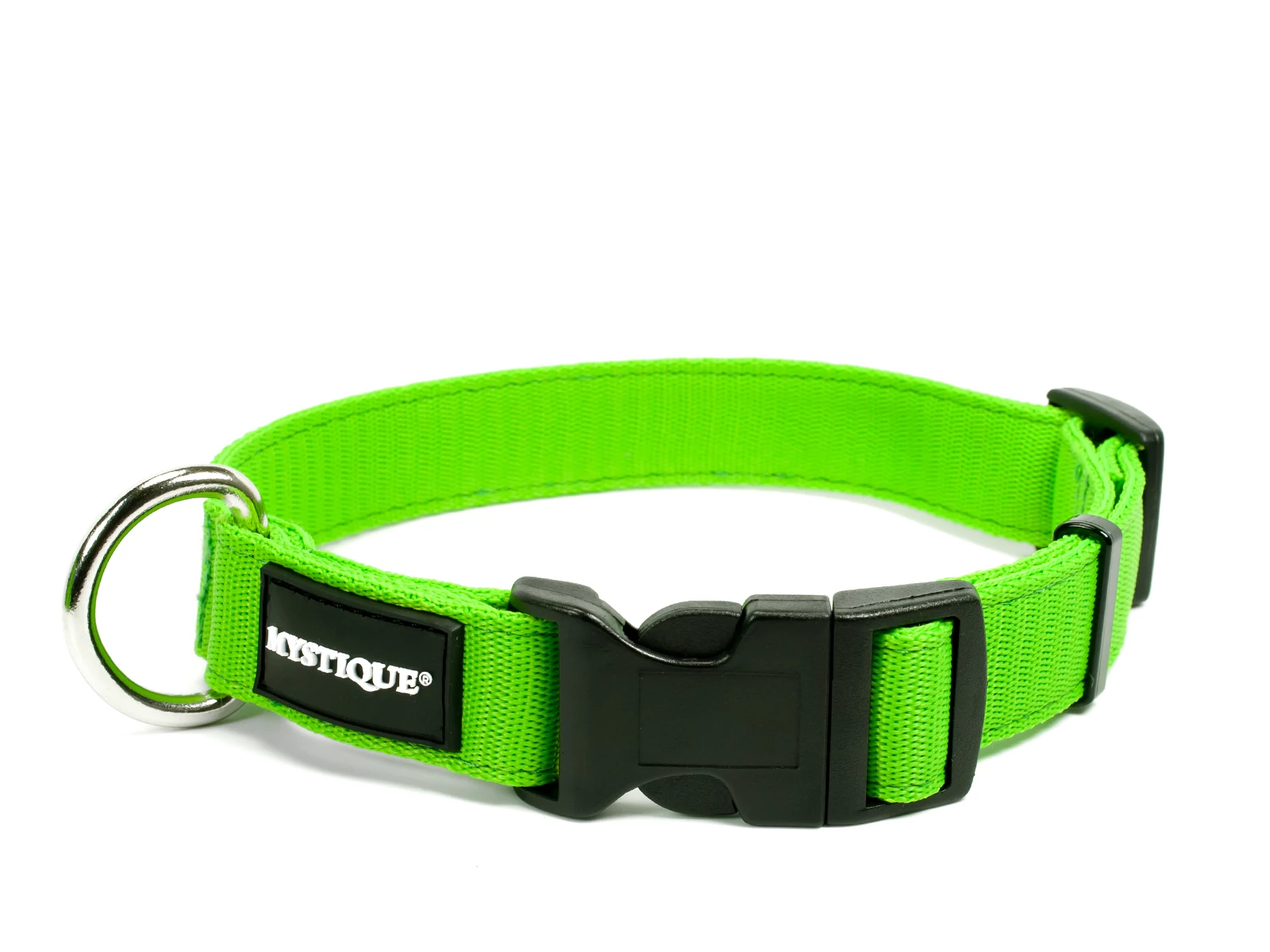 Mystique® Nylon nyakörv 25mm neonzöld 30-40cm