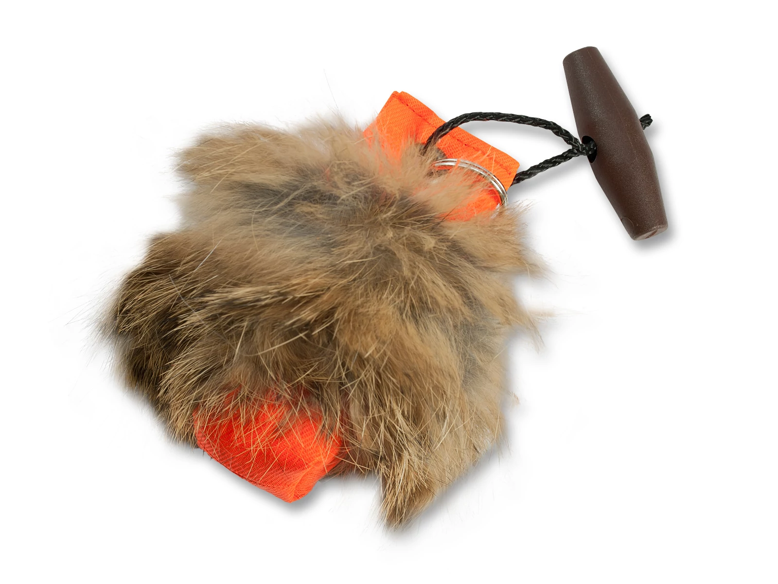 Mystique® Mini Dummy Kulcstartó narancssárga szőrmével borítva