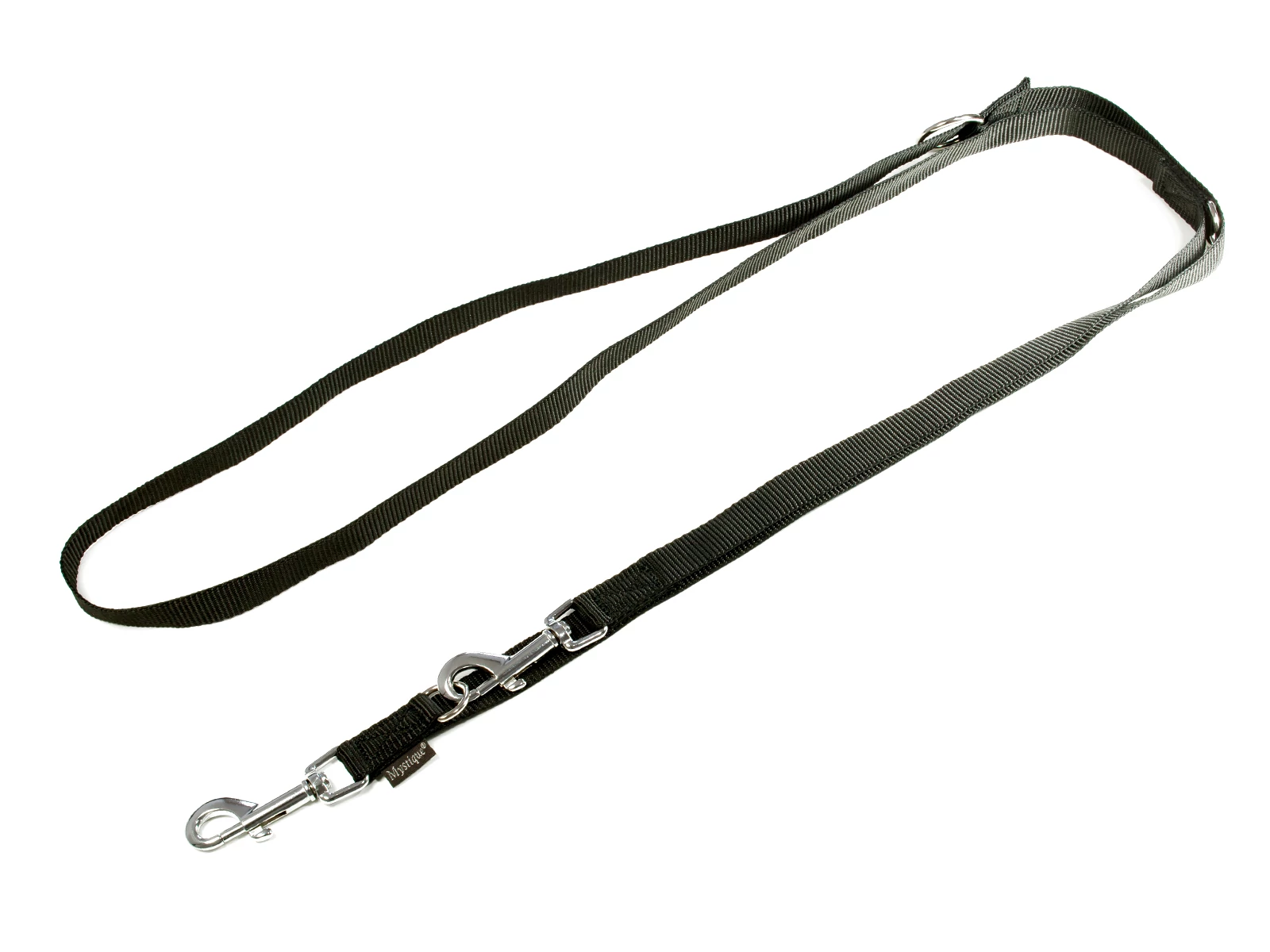 Mystique® Nylon kiképző póráz 20mm fekete 200cm