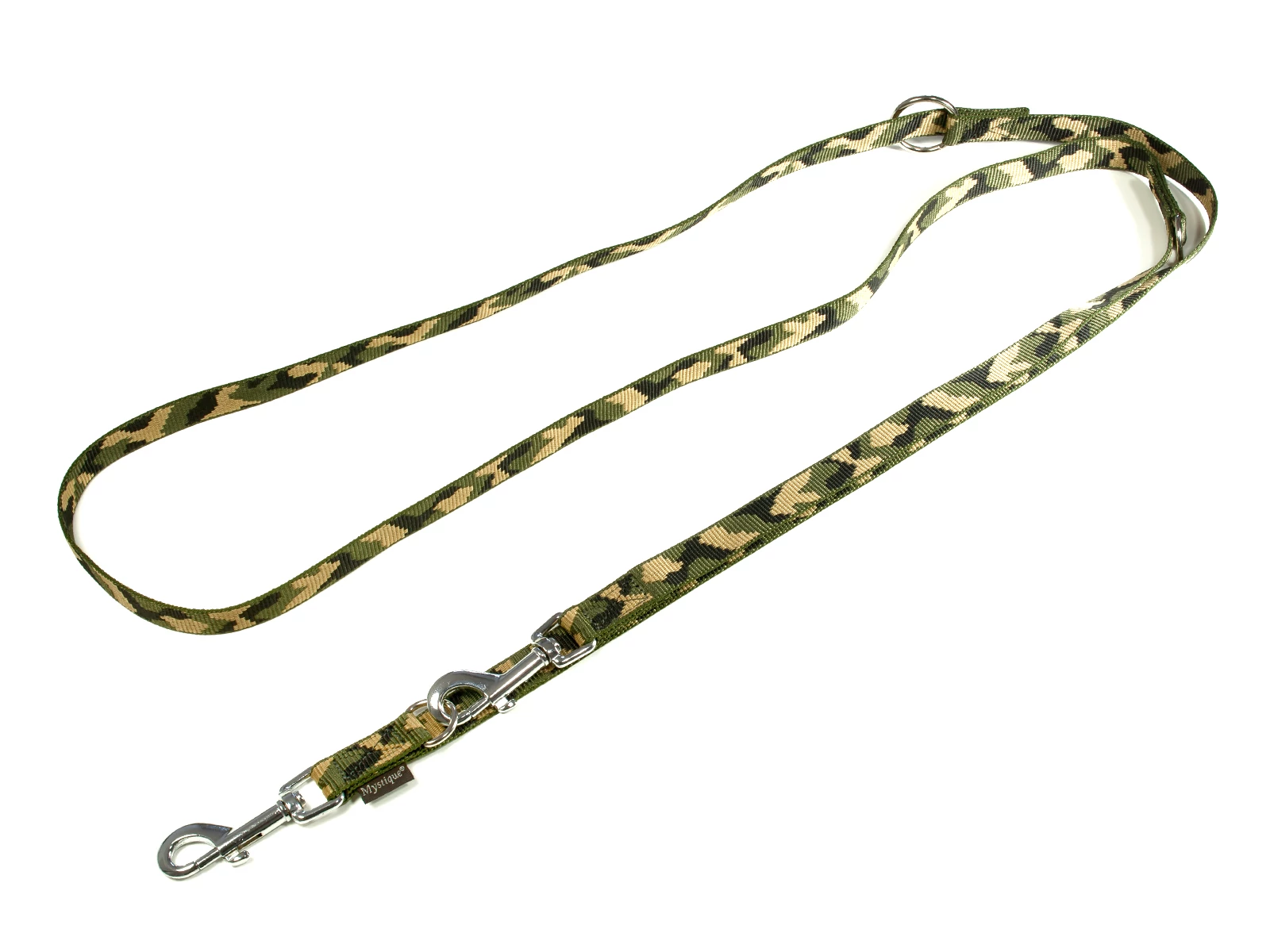 Mystique® Nylon kiképző póráz 20mm camo khaki 250cm