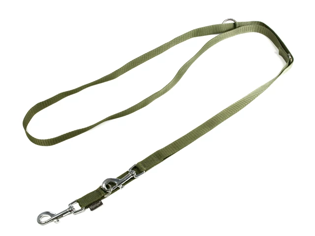 Mystique® Nylon kiképző póráz 20mm khaki 200cm